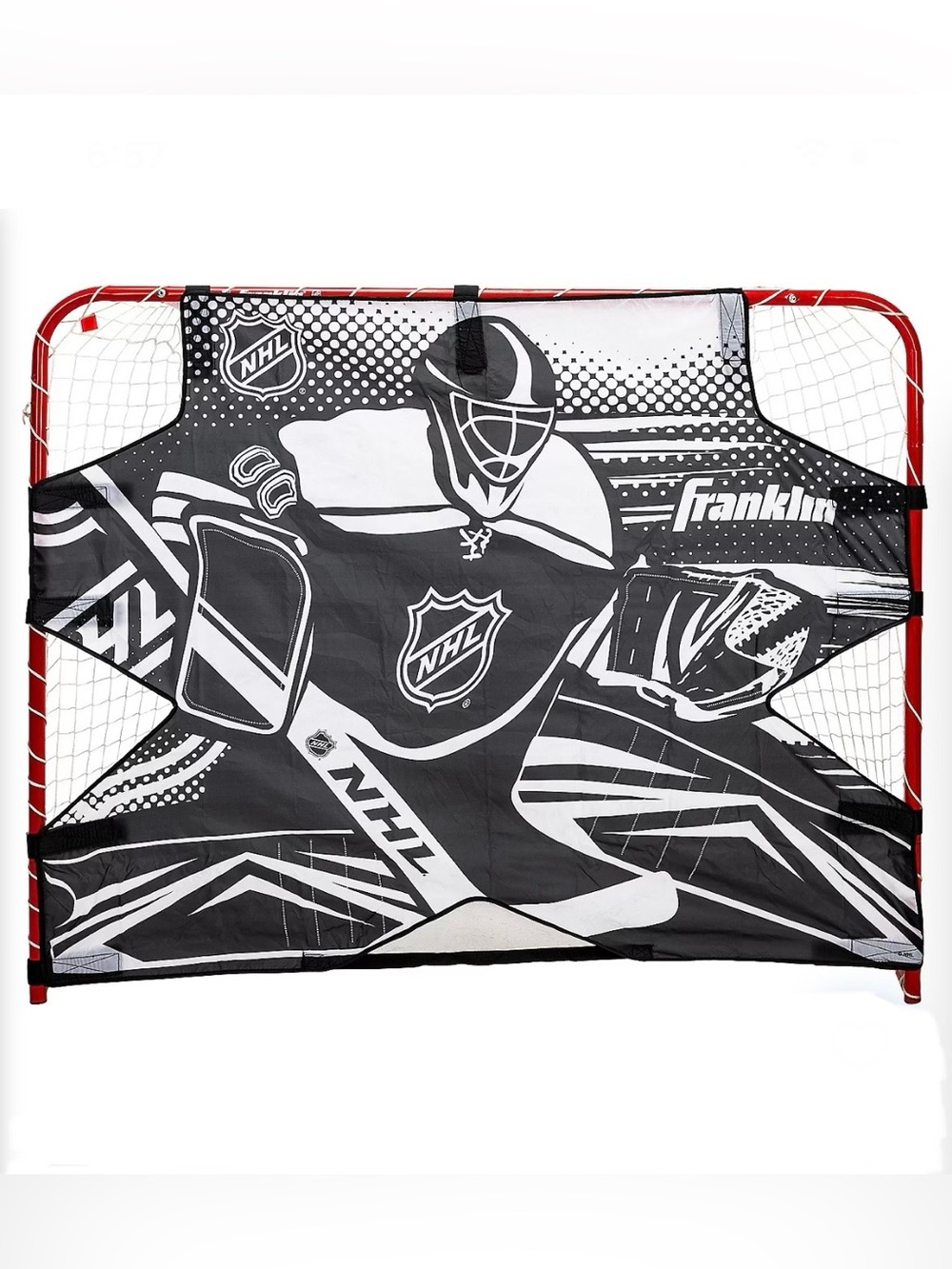 NHL Officially Franklin Licensed 54" x 44” Street Hockey All Weather Goalie Net